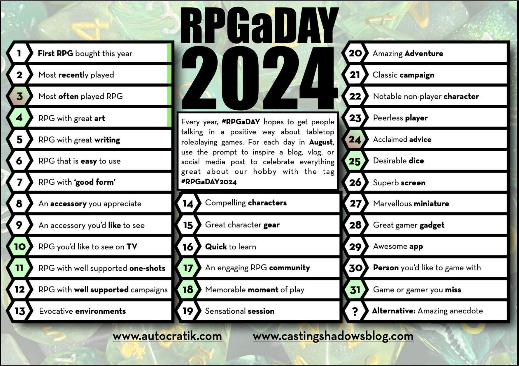 RPG a Day 2024 Is Here! – Jeff's Game Box